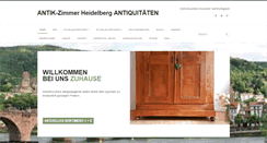 Desktop Screenshot of antik-zimmer-heidelberg.net