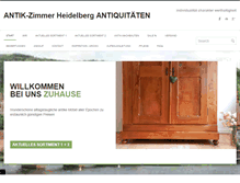 Tablet Screenshot of antik-zimmer-heidelberg.net